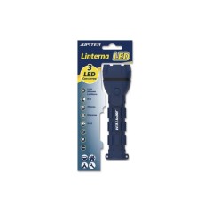 ✅ Lampe torche Jupiter White Light 3 LED 50 lm - Corps en caoutchouc - Résistance IP44 - Fonctionne avec 2 pile en stock