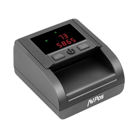 Compteur/Détecteur de billets AVPos AVP-DT25G - Compte la quantité de factures et la valeur totale - Livres et euros - Vitesse