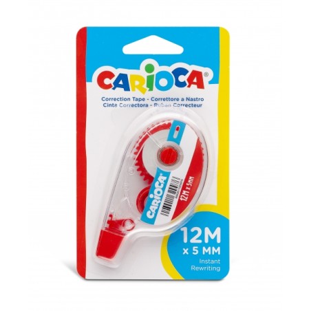 Ruban correcteur Carioca emballé jaune