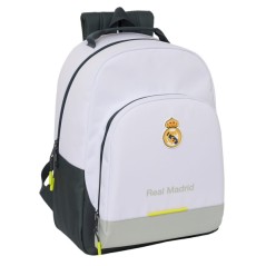 ✅ Sac à dos d'école Safta Real Madrid Domicile 25/26 - Adaptable à la voiture - Poignée - 32 x 42 x 15 cm - en stock