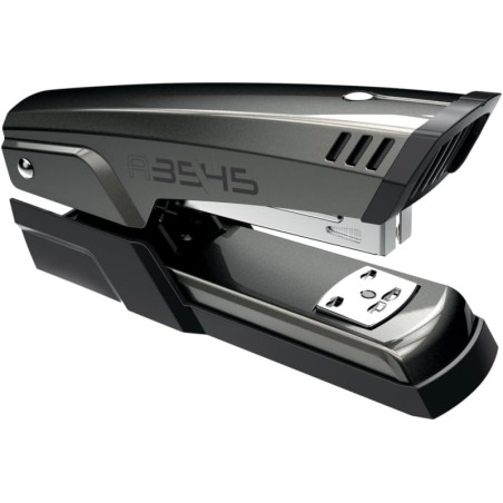 Maped Agrafeuse de bureau métallique Demi-bande A-3545 – Jusqu'à 25 feuilles à la fois – Prend en charge les agrafes 24/6 et