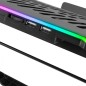 Base de Refroidissement Mars Gaming MNBC7 - 6 Ventilateurs Contrôlables - Hauteur Ajustable - Support Mobile Intégré - 2 Ports