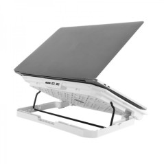 Base de Refroidissement Mars Gaming MNBC23 - 6 Ventilateurs LED Bleues - Support Ajustable - Structure Robuste - Support