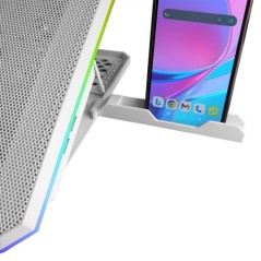 Base de Refroidissement Avancée Mars Gaming MNBC13 - 13 Ventilateurs Ultra-silencieux - Éclairage RVB Personnalisable - 2 Ports