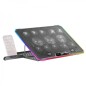 Base de Refroidissement Mars Gaming MNBC13 - 13 Ventilateurs Ultra-silencieux - Eclairage RGB Personnalisable - Écran LCD - 2