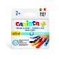 Carioca Temperas Finger 50 ml Pack de 4 flacons de peinture au doigt - Conçu pour les plus petits - Lavable sur la peau et les