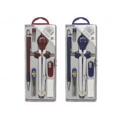 ✅ Bismark Compas micrométrique avec porte-mine – Comprend un porte-mine 0,5 avec tube de plomb – Présenté en stock