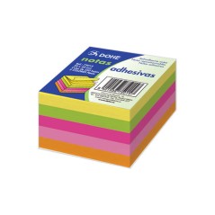 ✅ LOT de 6 Cubes de notes repositionnables Dohe - 75 mm - Cube de 250 feuilles - Papier 75gr - Idéal pour le bu en stock