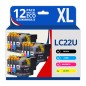 Pack compatible avec BROTHER LC-22U 12 cartouches