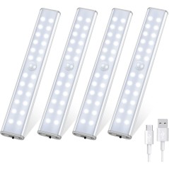 ✅ 4 Lampes LED avec Détecteur de Mouvement - 2W en stock