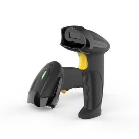 scanner code-barres sans fil noir