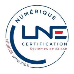 logo certification LNE systèmes caisse