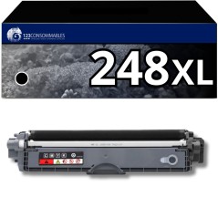 ✅ Toner compatible avec Brother TN248 XL noir BK couleur Noir en stock