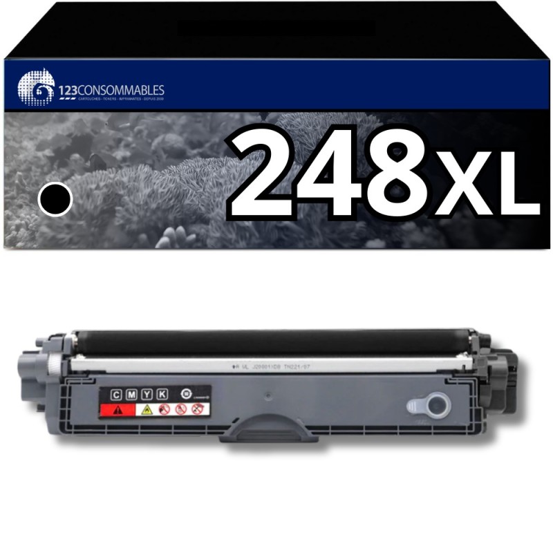 Toner compatible avec Brother TN248 XL noir BK