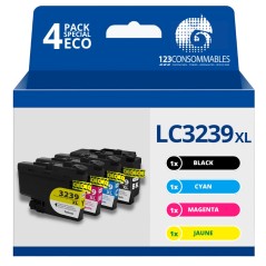 ✅ Pack compatible avec BROTHER LC-3239XL 4 cartouches couleur pack en stock