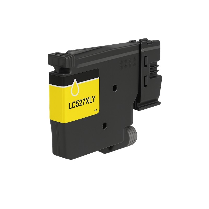 Cartouche compatible Brother LC527XL jaune (remplace LC-527XLY / LC-527Y)