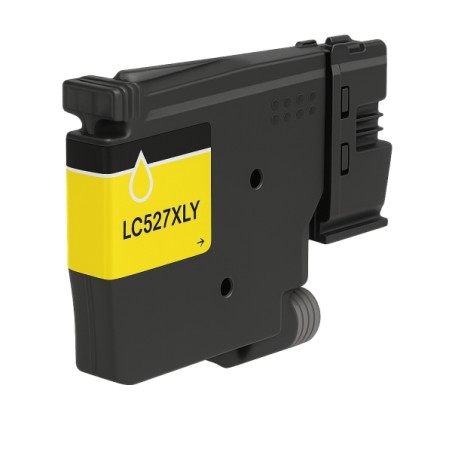 ✅ Cartouche compatible Brother LC527XL jaune (remplace LC-527XLY / LC-527Y) couleur jaune en stock