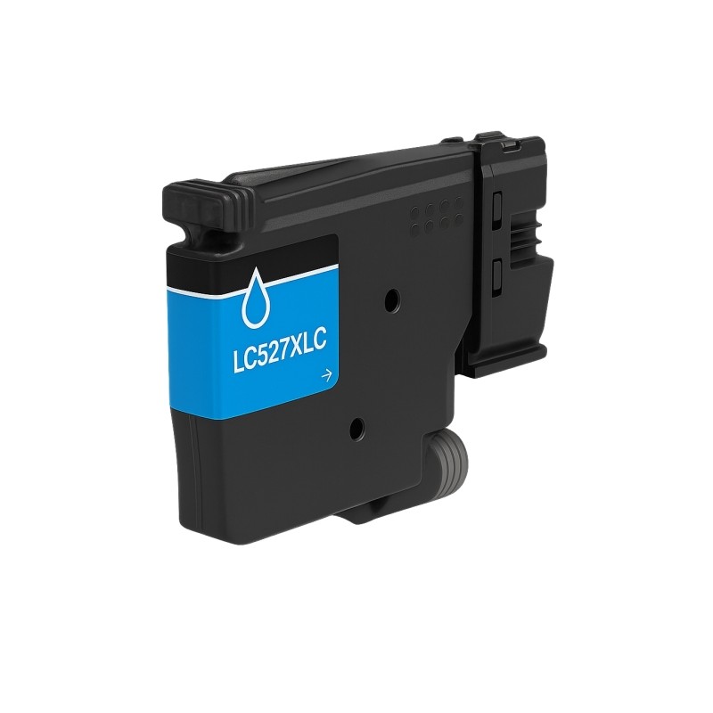 Cartouche compatible Brother LC527XL cyan (remplace LC-527XLC / LC-527C)