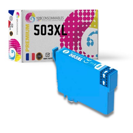 ✅ Cartouche compatible avec EPSON 503 XL cyan couleur cyan en stock