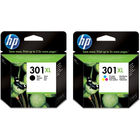 ✅ HP Pack 301 XL noir et couleurs couleur pack en stock