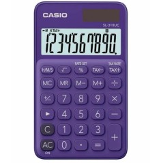 calculatrice Casio violette écran large