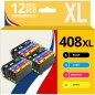 Pack compatible avec Epson 408L, 12 cartouches