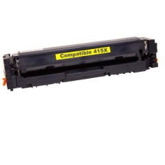 ✅ Toner compatible HP 415X jaune - remplace W2032X couleur jaune en stock