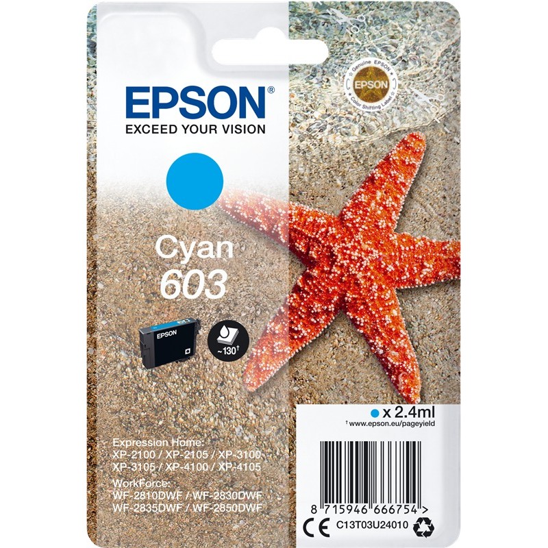 Epson cartouche encre 603 cyan