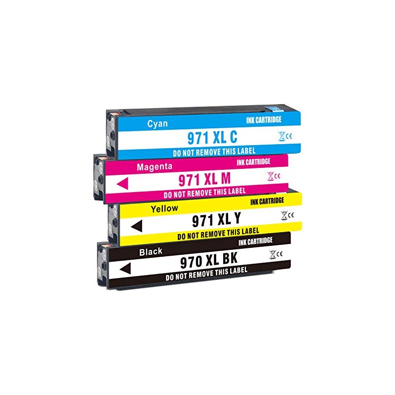 Pack 4 Cartouches compatibles HP 970/971XL