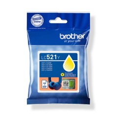 ✅ Brother LC521Y cartouche d’encre jaune (LC-521Y) couleur jaune en stock
