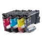 Brother LC521VAL pack de 4 cartouches d’encre (noir/cyan/magenta/jaune) (LC-521VAL)