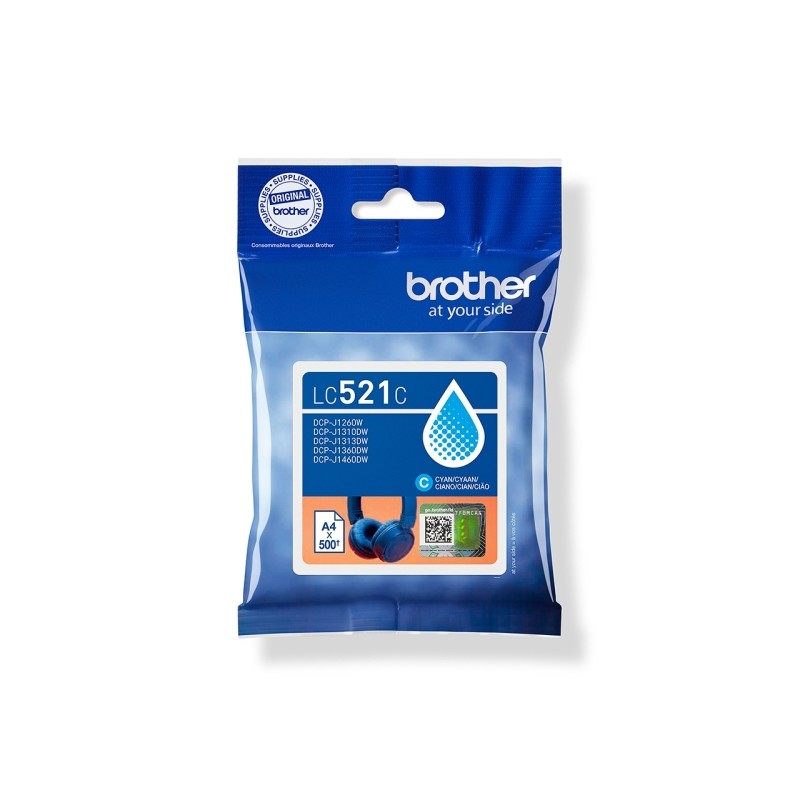 Brother LC521C cartouche d’encre cyan (LC-521C)