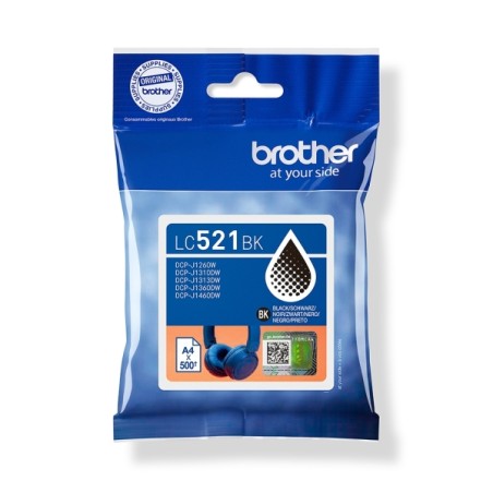 ✅ Brother LC521BK cartouche d’encre noir (LC-521BK) couleur Noir en stock