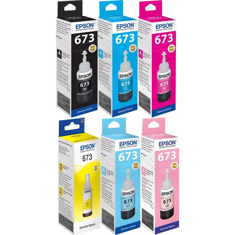 Epson 673 Multipack Noir(e) / Cyan / Magenta / Jaune / Cyan (brillant) / Magenta (brillant)