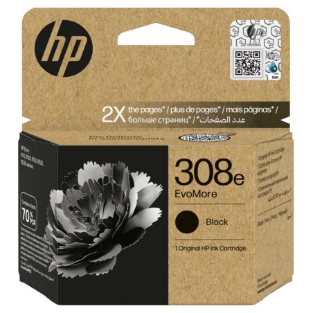✅ HP cartouche encre HP 308e noir EvoMore couleur Noir en stock