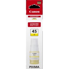 ✅ Bouteille d'encre jaune originale Canon GI45 - GI45Y/6287C001 couleur jaune en stock