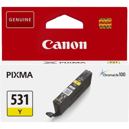 ✅ Canon cartouche CLI-531y Jaune (6121C001) couleur jaune en stock