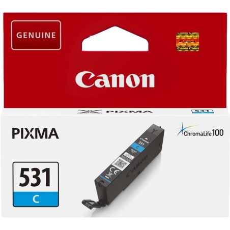 ✅ Canon cartouche CLI-531c Cyan (6119C001) couleur cyan en stock