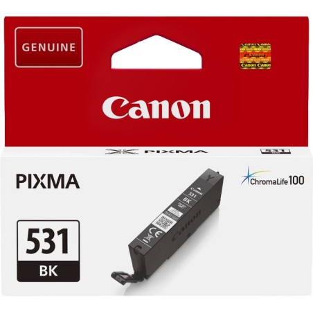✅ Canon cartouche CLI-531bk Noir (6118C001) couleur Noir en stock