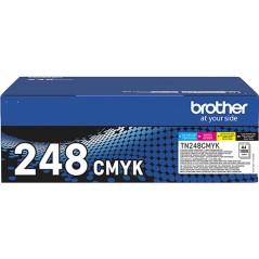 ✅ Brother Toner TN-248VAL Multipack Noir / Cyan / Magenta / Jaune couleur pack en stock