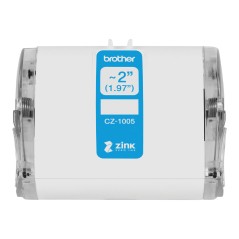 ✅ Brother CZ1005 Rouleau d'étiquettes - Largeur 50 mm x 5 mètres - Zéro encre couleur Plusieurs couleurs en stock