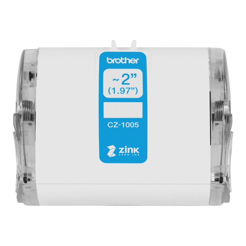 Brother CZ1005 Rouleau d'étiquettes - Largeur 50 mm x 5 mètres - Zéro encre