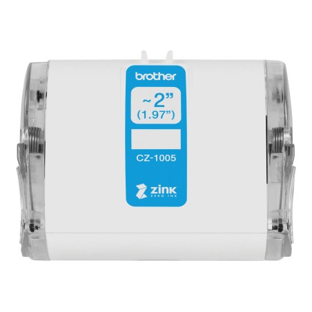 ✅ Brother CZ1005 Rouleau d'étiquettes - Largeur 50 mm x 5 mètres - Zéro encre couleur Plusieurs couleurs en stock