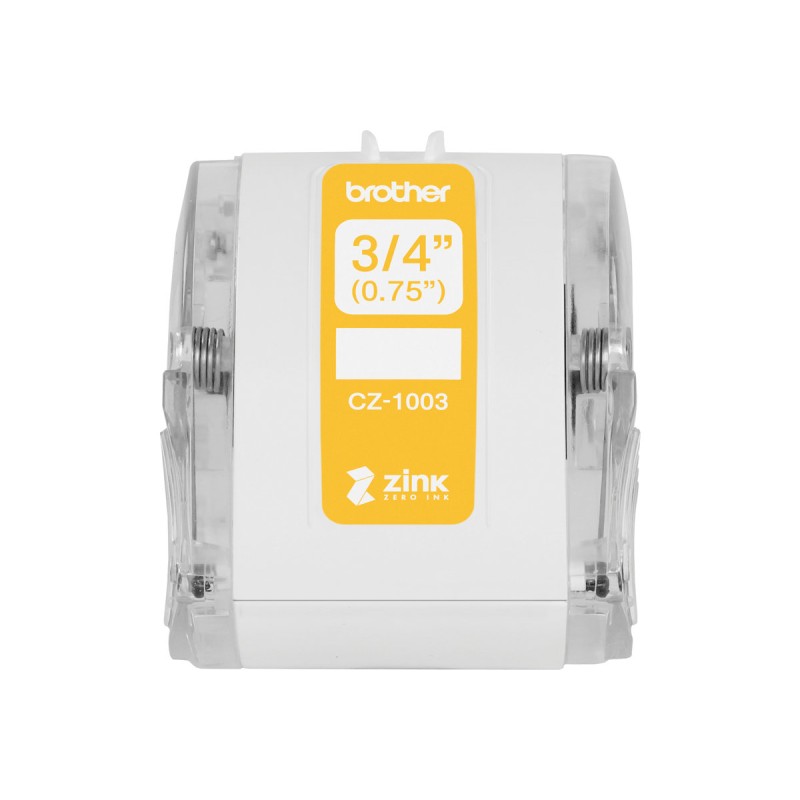 Brother CZ1003 Rouleau d'étiquettes - Largeur 19 mm x 5 mètres - Zéro encre Brother CZ1003 Rouleau d'étiquettes - Largeur 19 mm x 5 mètres - Zéro encre