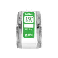 ✅ Brother CZ1002 Rouleau d'étiquettes - Largeur 12 mm x 5 mètres - Zéro encre couleur Plusieurs couleurs en stock