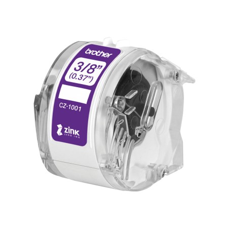Brother CZ1001 Original Rouleau d'étiquettes - Largeur 9 mm x 5 mètres - Zéro encre