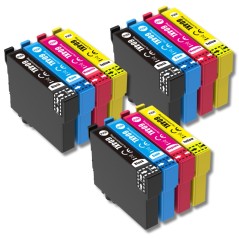 Pack 123CONSOMMABLES compatible EPSON 604XL, 12 cartouches