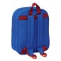 Sac à dos Safta FC Barcelone 3D Daycare - Poignée - Compartiment principal avec fermeture éclair - 22 x 27 x 10 cm - Bleu