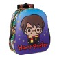 Sac à dos 3D Safta Harry Potter - Poignée - Porte-bouteille latéral - 27 x 33 x 10 cm - Bleu