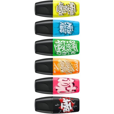 Mini marqueurs fluorescents Stabilo Boss 2-5 mm présentoir 50